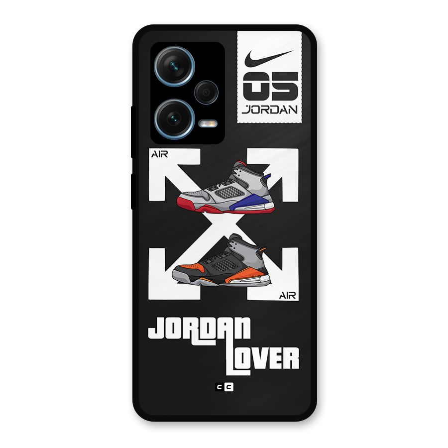 Air Shoe Lover Metal Back Case for Redmi Note 12 Pro Plus 5G