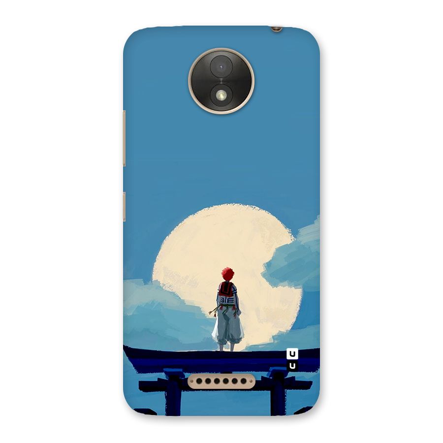 Akaza Waiting Back Case for Moto C Plus
