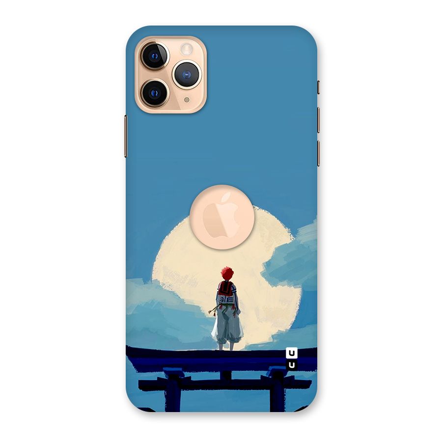 Akaza Waiting Back Case for iPhone 11 Pro Max Logo Cut