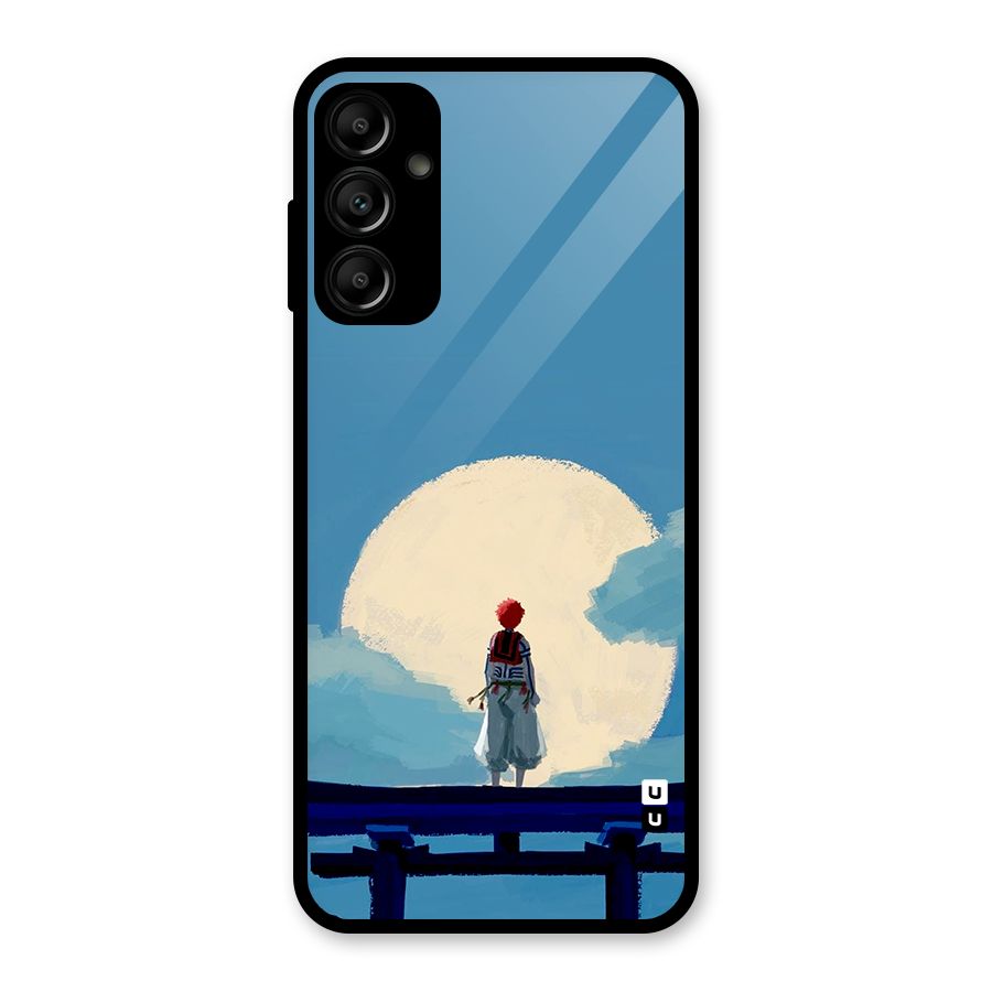 Akaza Waiting Glass Back Case for Galaxy A14 5G