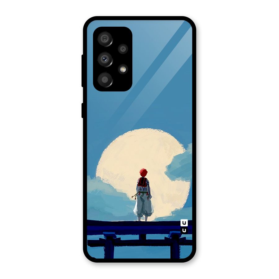 Akaza Waiting Glass Back Case for Galaxy A32