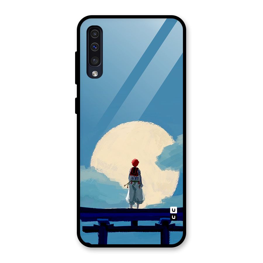 Akaza Waiting Glass Back Case for Galaxy A50s