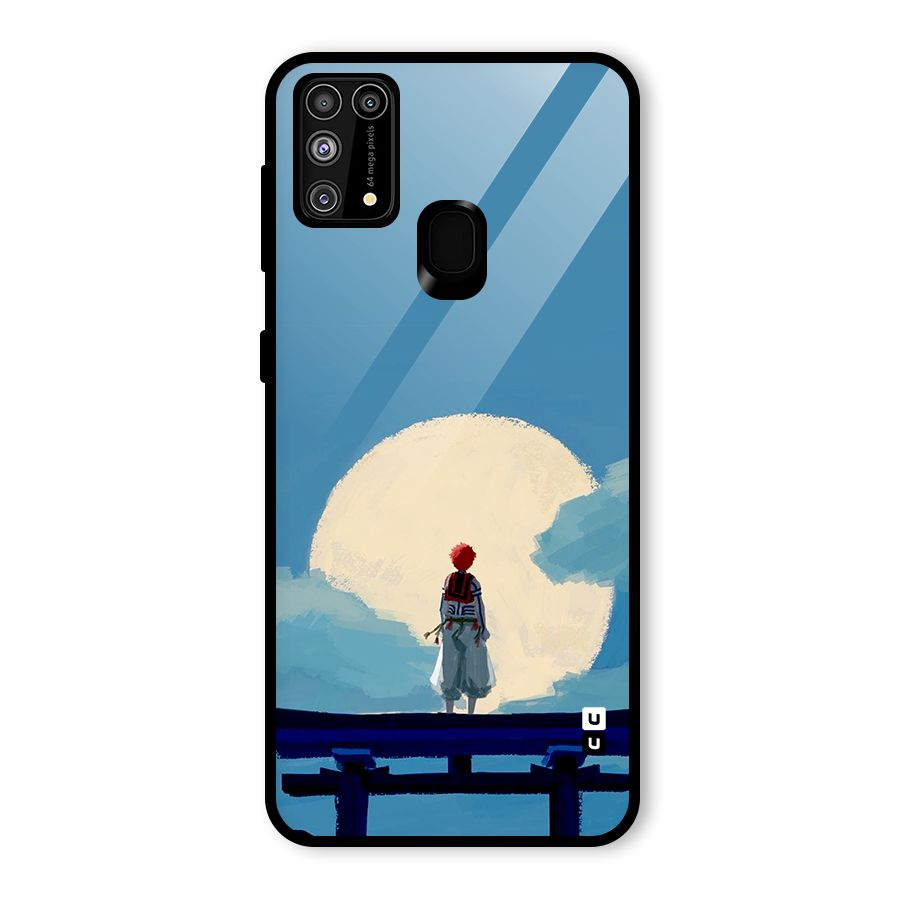 Akaza Waiting Glass Back Case for Galaxy F41