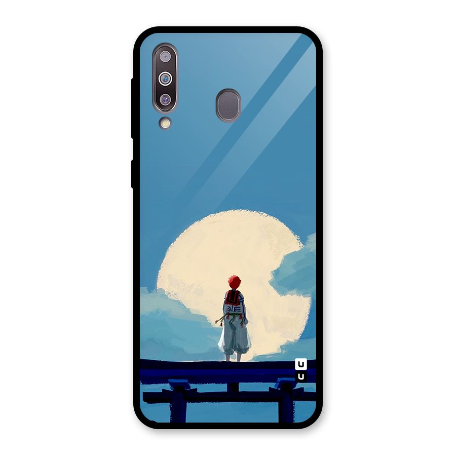 Akaza Waiting Glass Back Case for Galaxy M30