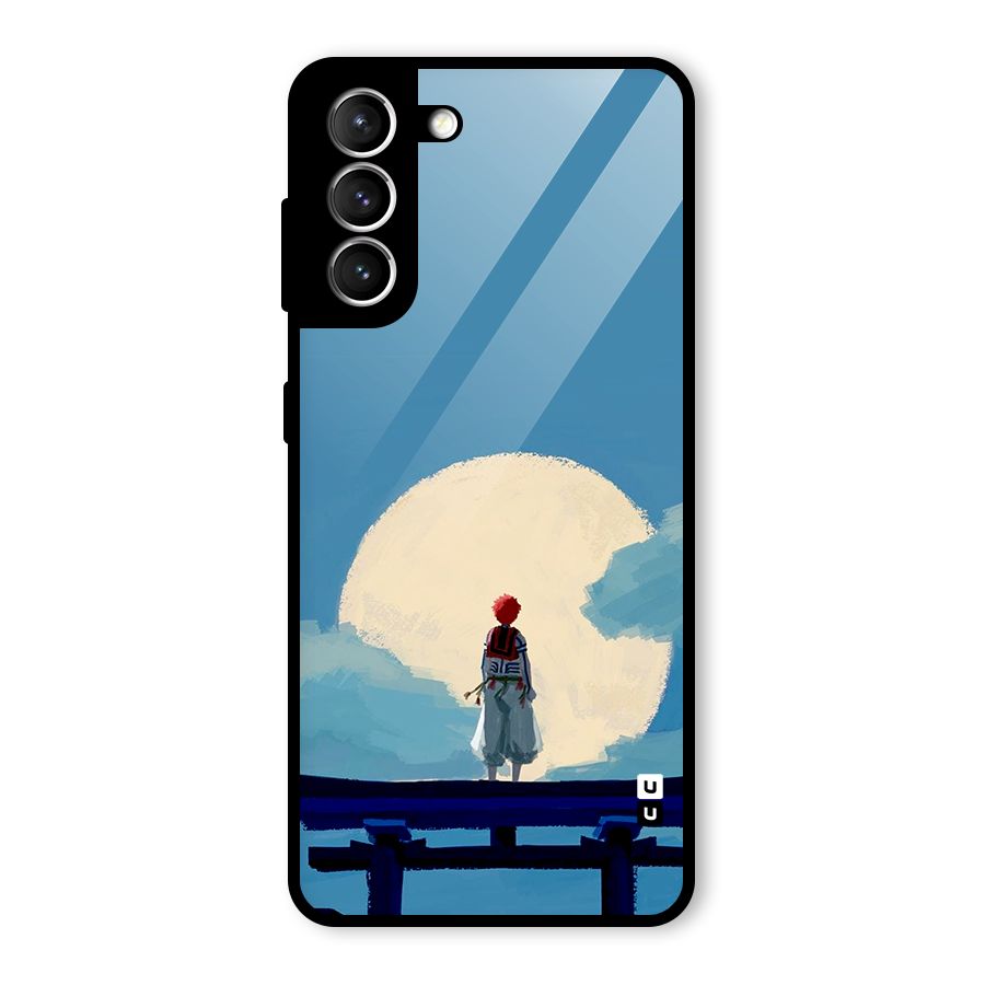 Akaza Waiting Glass Back Case for Galaxy S21 5G