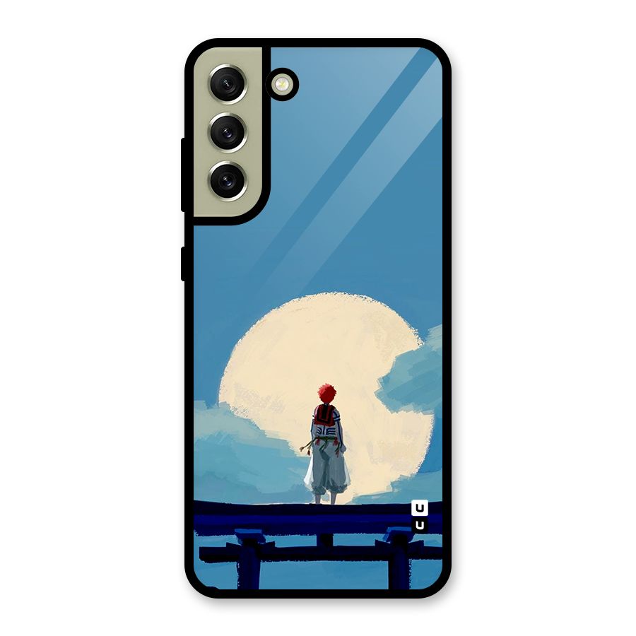Akaza Waiting Glass Back Case for Galaxy S21 FE 5G
