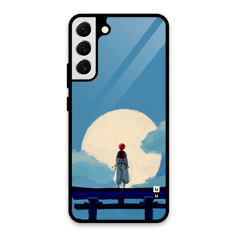 Akaza Waiting Glass Back Case for Galaxy S22 Plus 5G