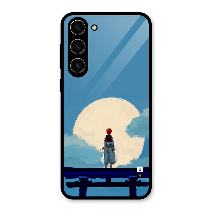 Akaza Waiting Glass Back Case for Galaxy S23 Plus