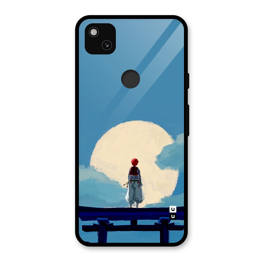 Akaza Waiting Glass Back Case for Google Pixel 4a