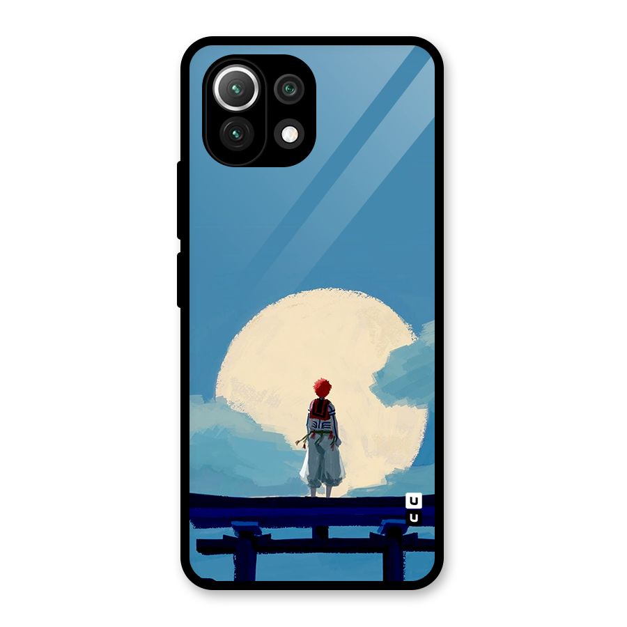 Akaza Waiting Glass Back Case for Mi 11 Lite