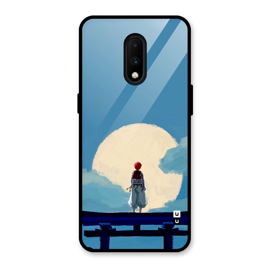 Akaza Waiting Glass Back Case for OnePlus 7