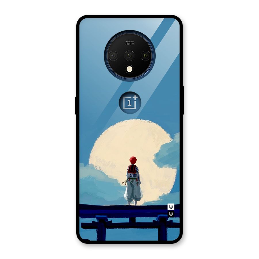 Akaza Waiting Glass Back Case for OnePlus 7T