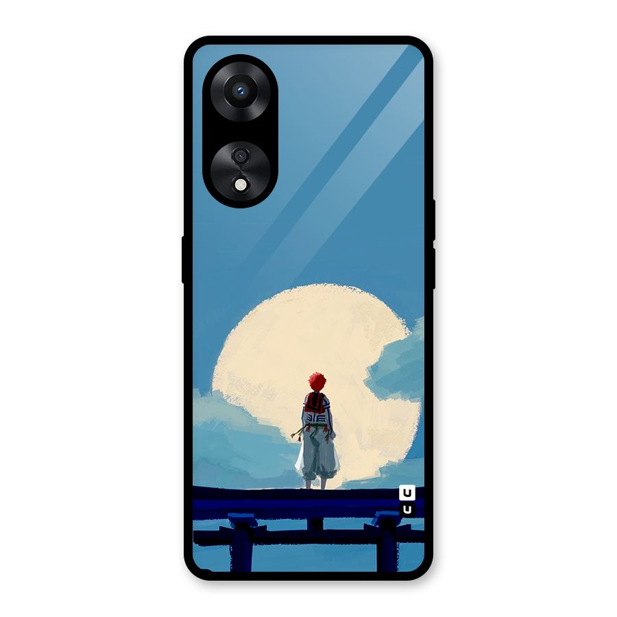 Akaza Waiting Glass Back Case for Oppo A78