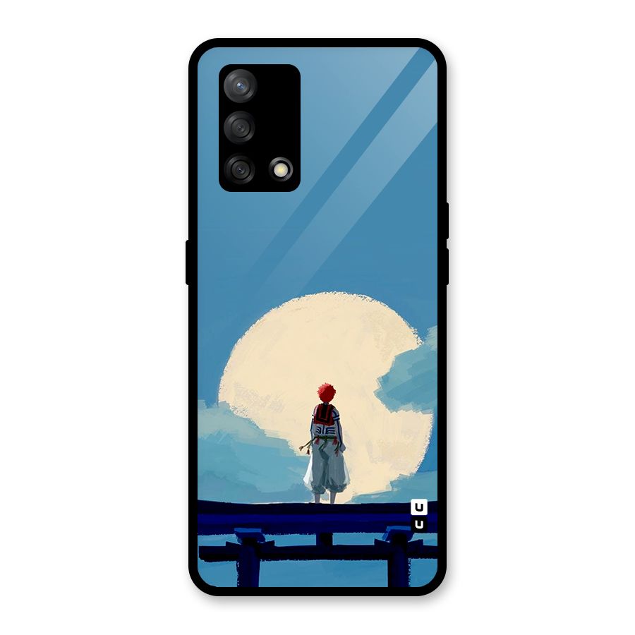 Akaza Waiting Glass Back Case for Oppo F19