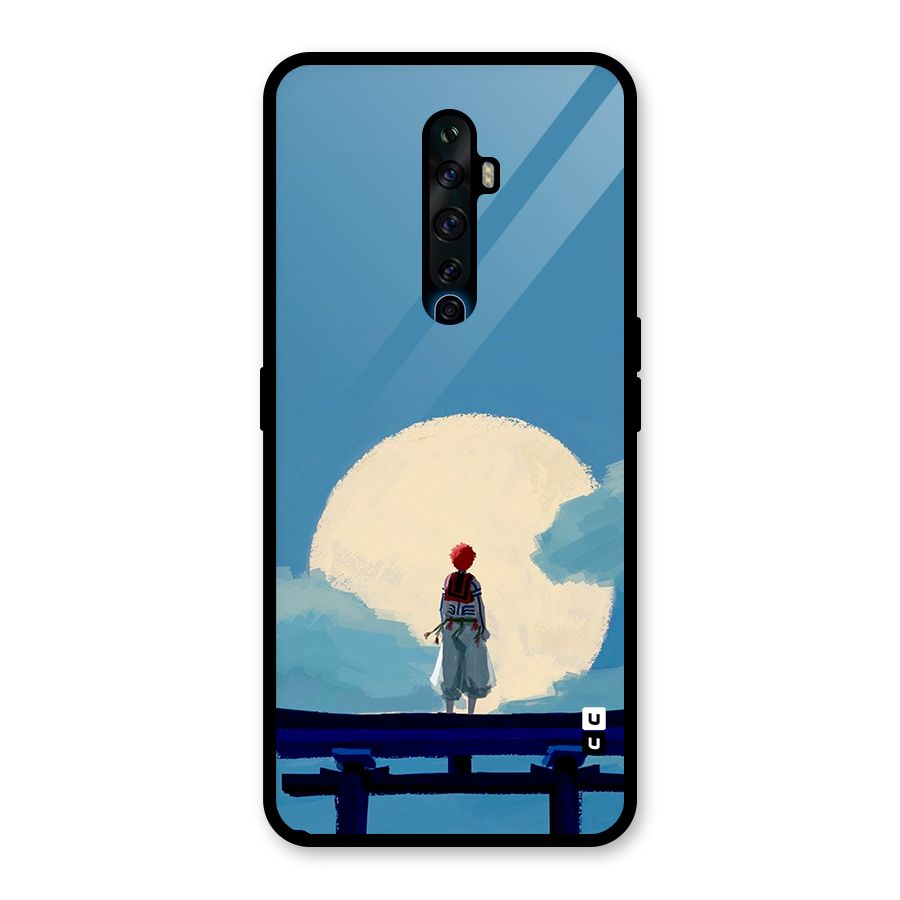Akaza Waiting Glass Back Case for Oppo Reno2 F