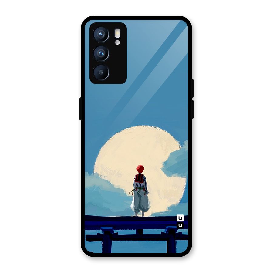 Akaza Waiting Glass Back Case for Oppo Reno6 5G