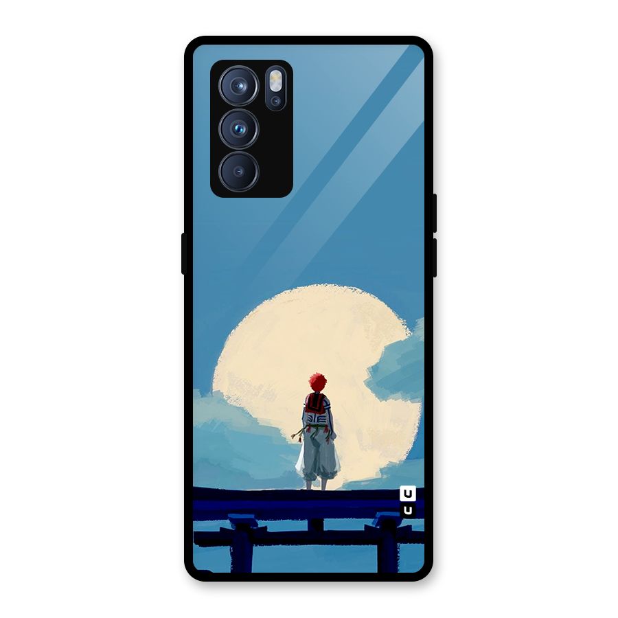 Akaza Waiting Glass Back Case for Oppo Reno6 Pro 5G