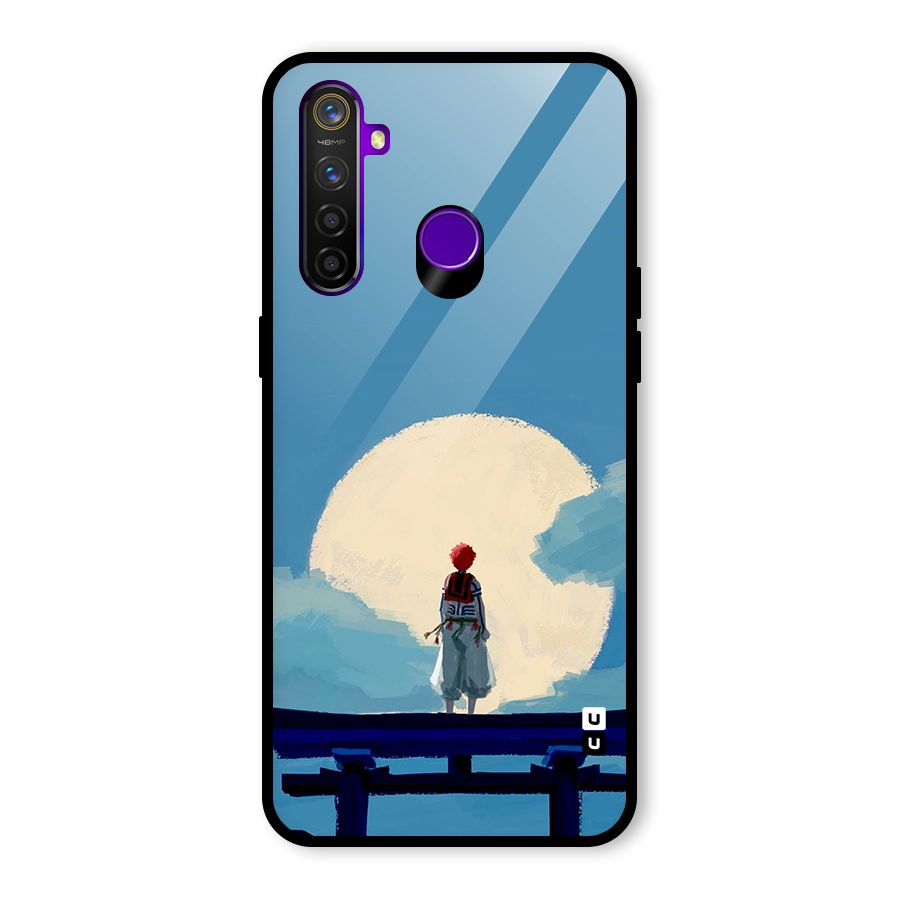 Akaza Waiting Glass Back Case for Realme 5 Pro