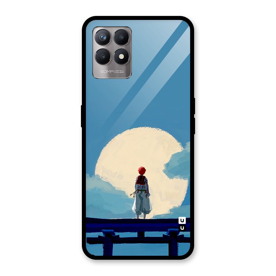 Akaza Waiting Glass Back Case for Realme Narzo 50