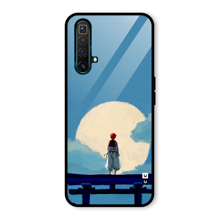 Akaza Waiting Glass Back Case for Realme X3