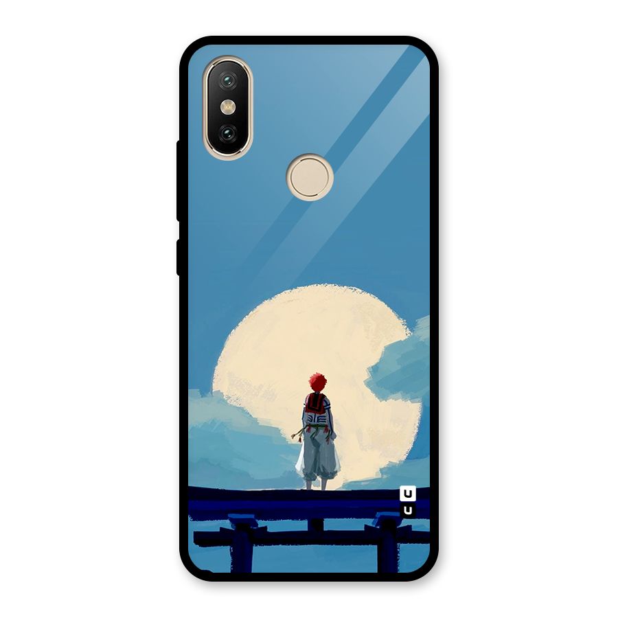 Akaza Waiting Glass Back Case for Redmi A2