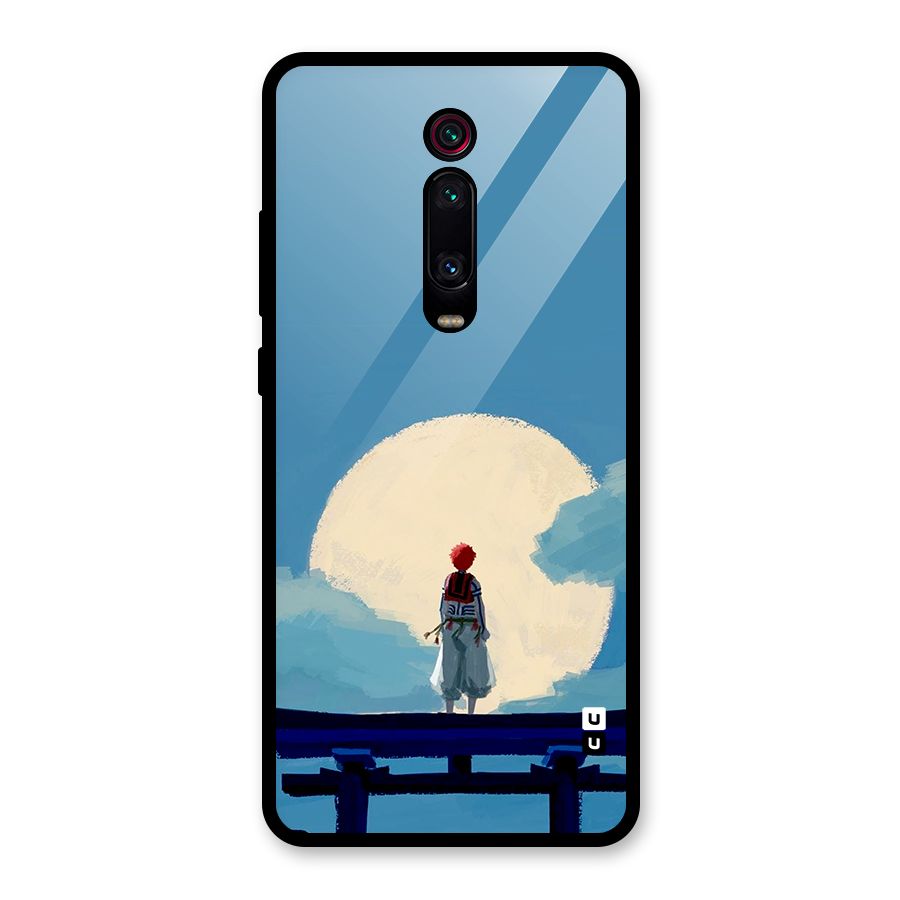 Akaza Waiting Glass Back Case for Redmi K20
