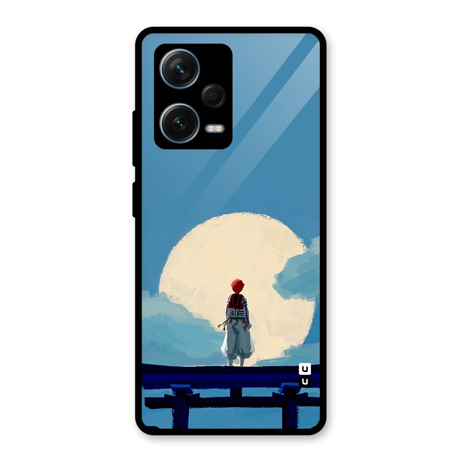 Akaza Waiting Glass Back Case for Redmi Note 12 Pro Plus 5G