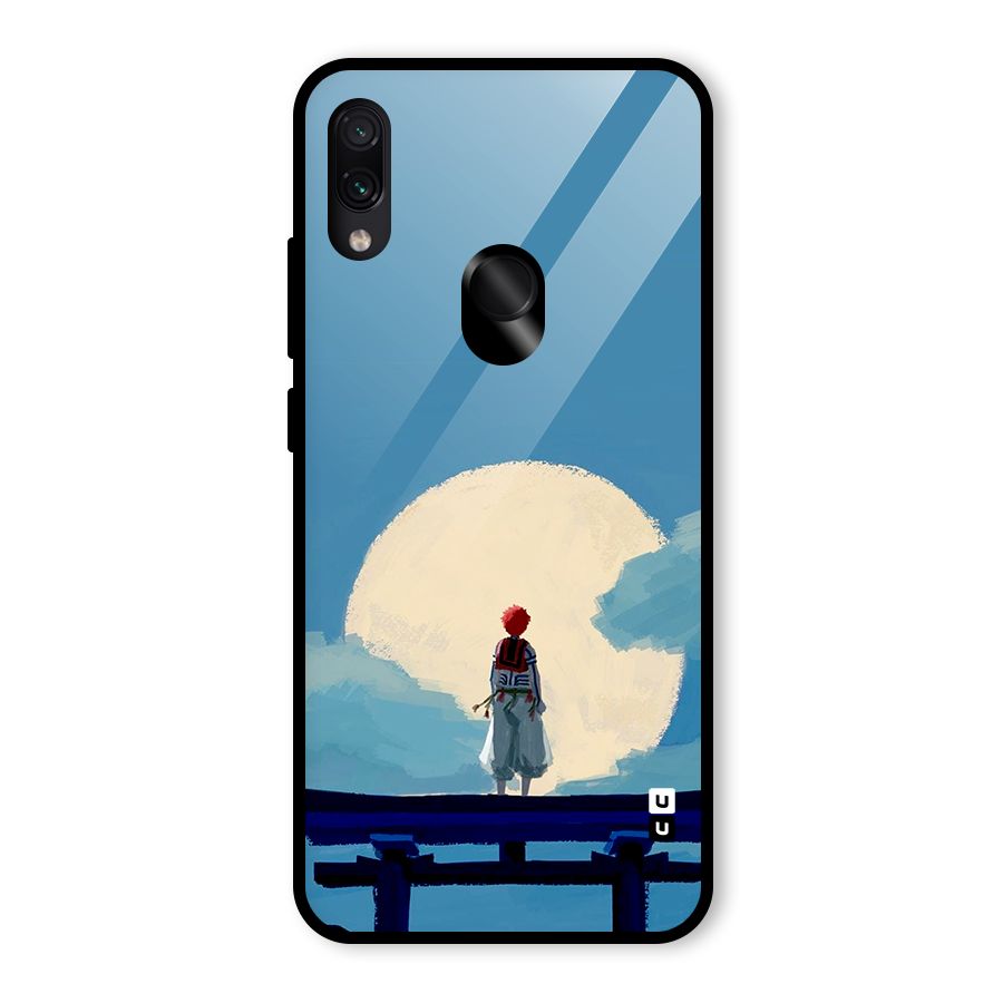 Akaza Waiting Glass Back Case for Redmi Note 7 Pro