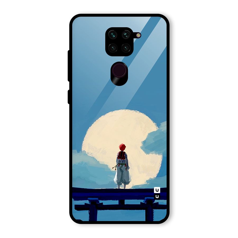 Akaza Waiting Glass Back Case for Redmi Note 9