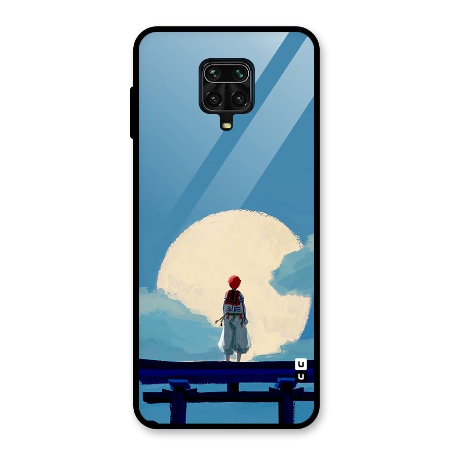 Akaza Waiting Glass Back Case for Redmi Note 9 Pro