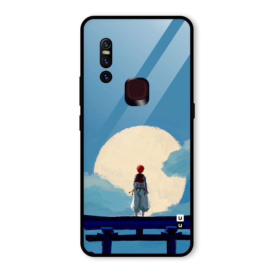Akaza Waiting Glass Back Case for Vivo V15