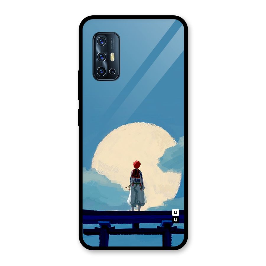 Akaza Waiting Glass Back Case for Vivo V17