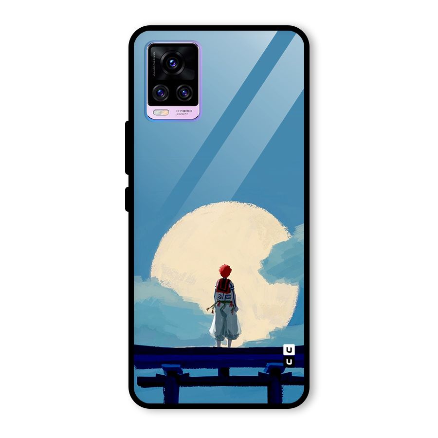 Akaza Waiting Glass Back Case for Vivo V20 Pro
