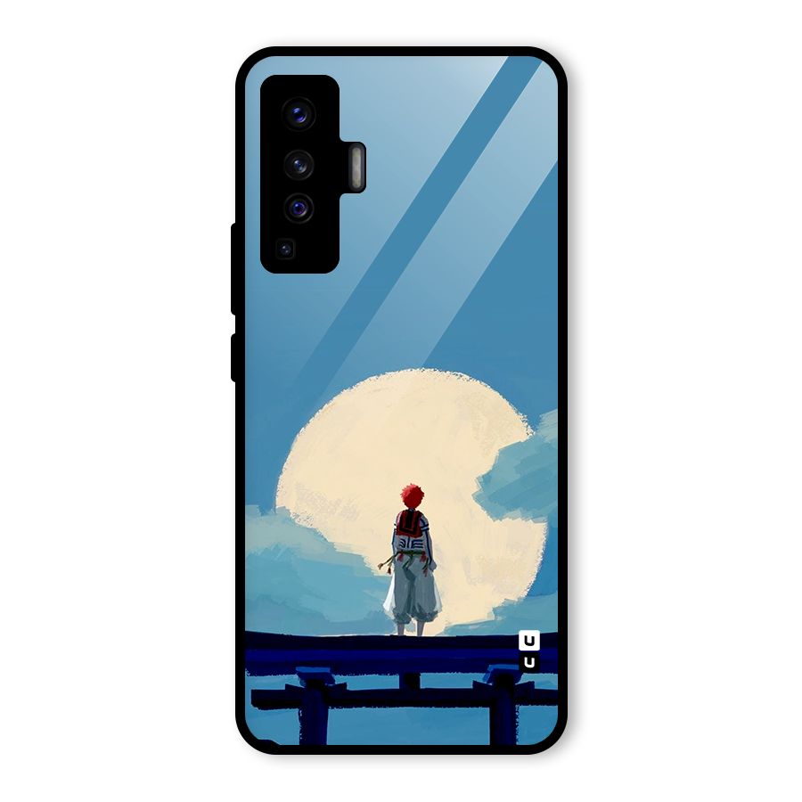 Akaza Waiting Glass Back Case for Vivo X50