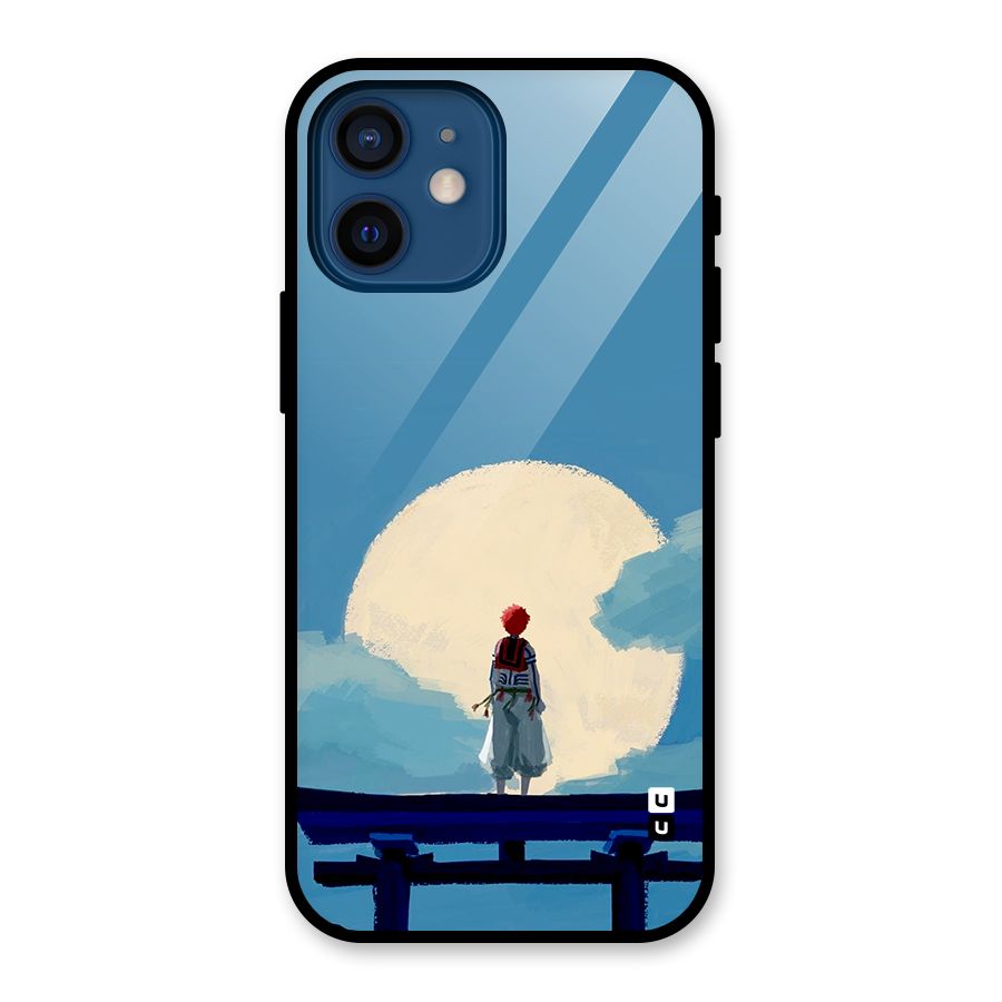 Akaza Waiting Glass Back Case for iPhone 12 Mini