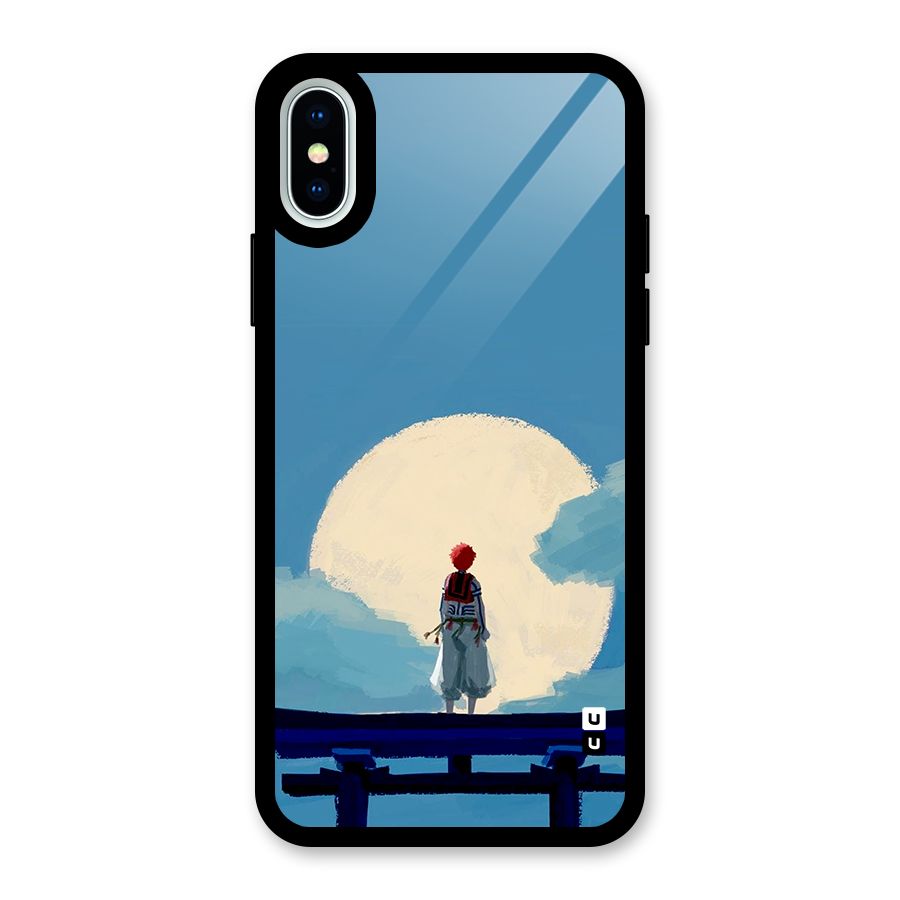Akaza Waiting Glass Back Case for iPhone XS
