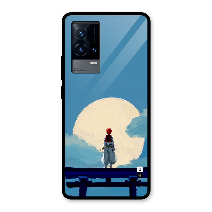 Akaza Waiting Glass Back Case for iQOO 9 5G