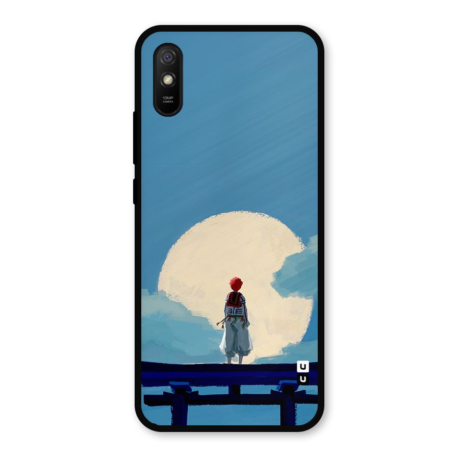 Akaza Waiting Metal Back Case for Redmi 9a
