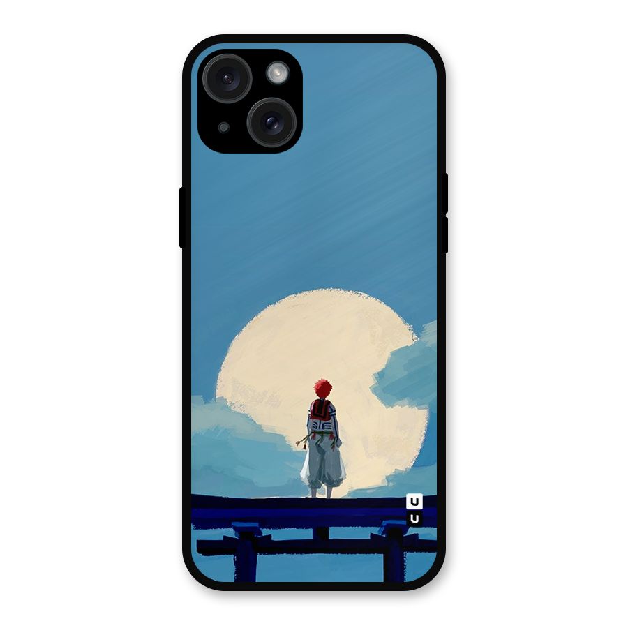 Akaza Waiting Metal Back Case for iPhone 15 Plus