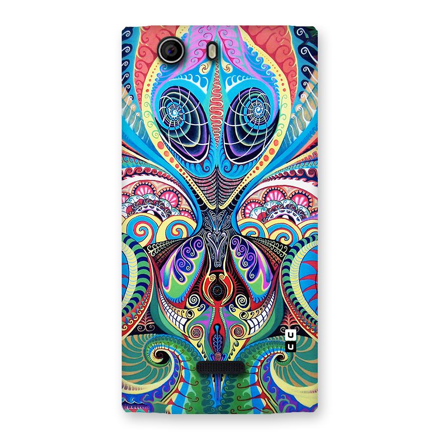 Alien Psychedelic Art Back Case for Canvas Nitro 2 E311
