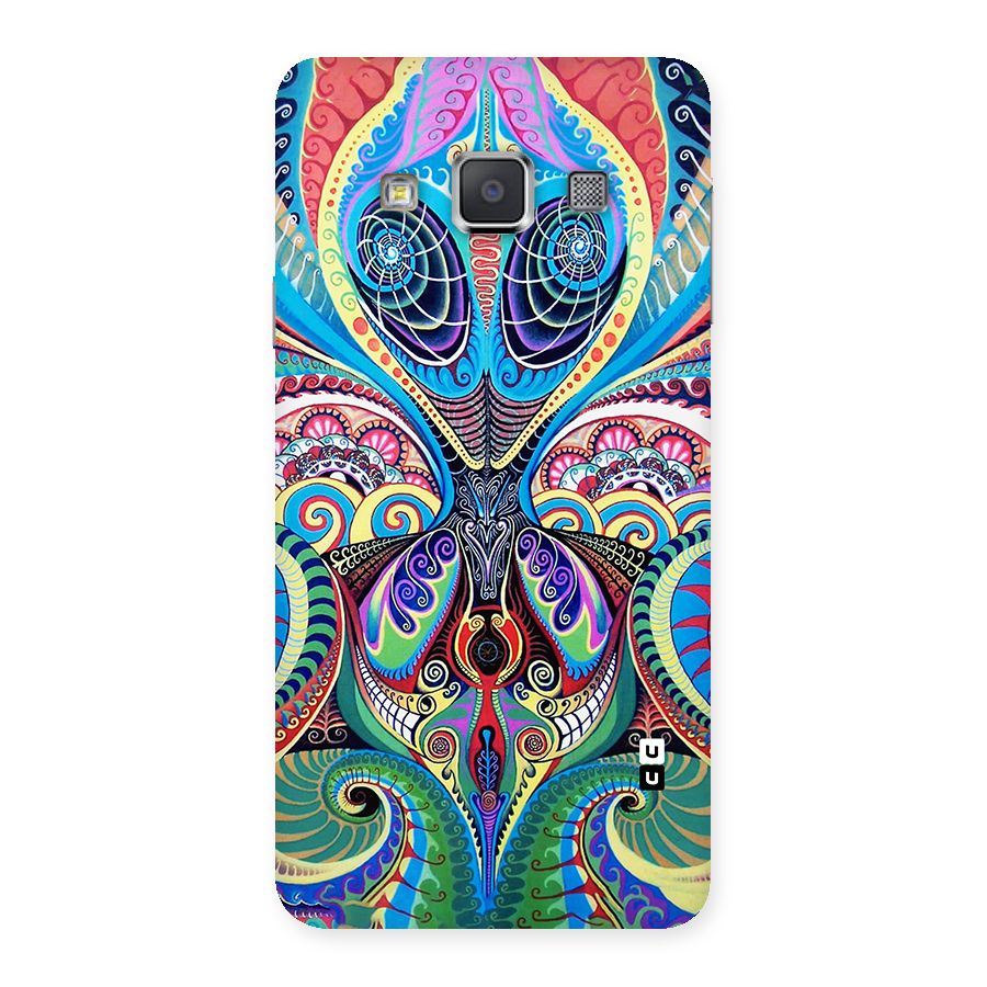 Alien Psychedelic Art Back Case for Galaxy A3