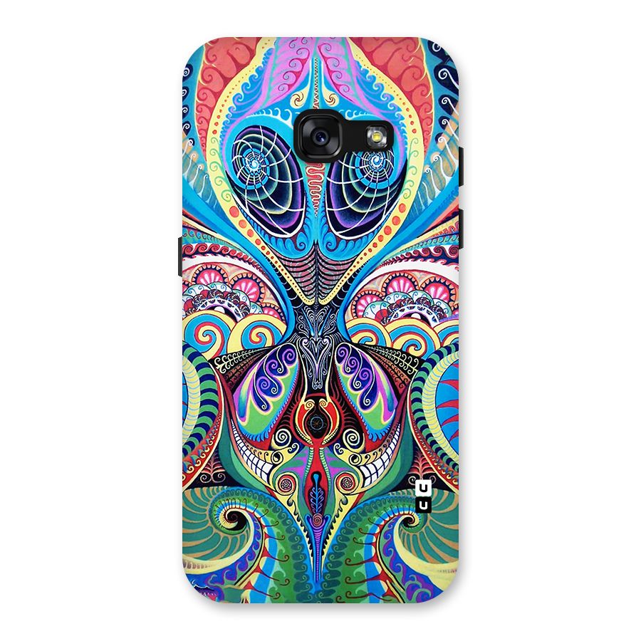 Alien Psychedelic Art Back Case for Galaxy A3 (2017)