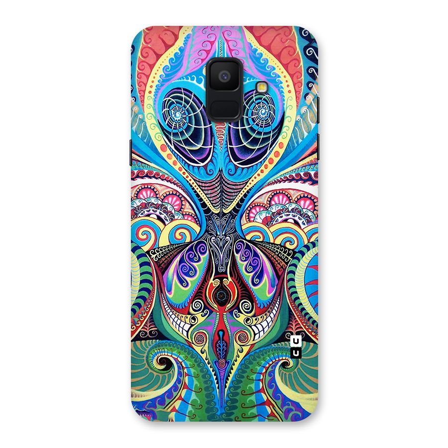 Alien Psychedelic Art Back Case for Galaxy A6 (2018)