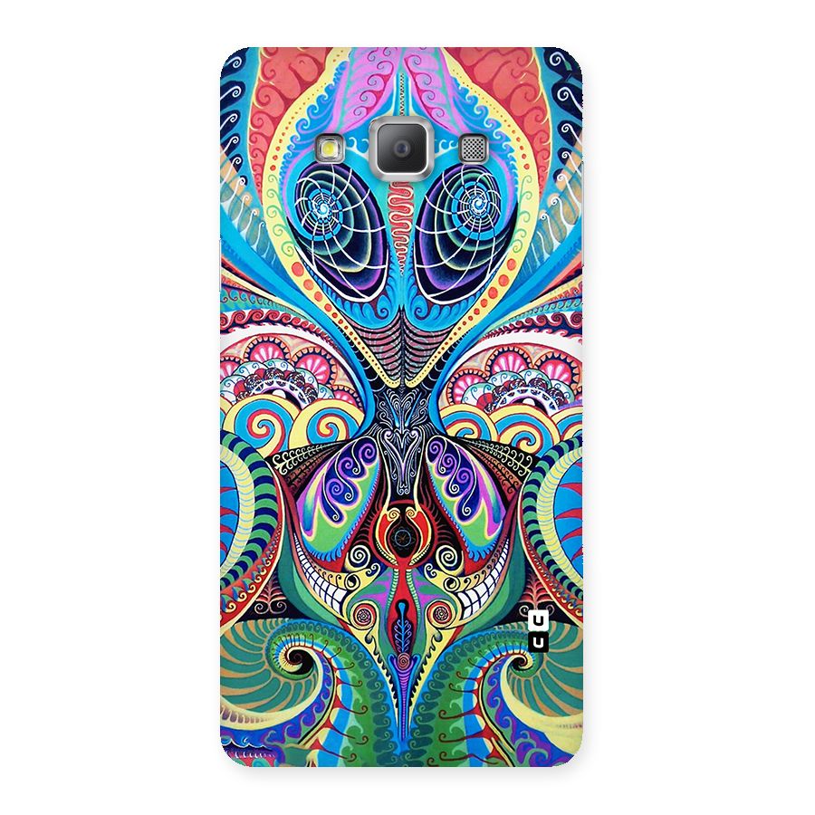 Alien Psychedelic Art Back Case for Galaxy A7