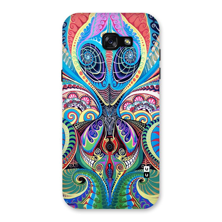 Alien Psychedelic Art Back Case for Galaxy A7 (2017)