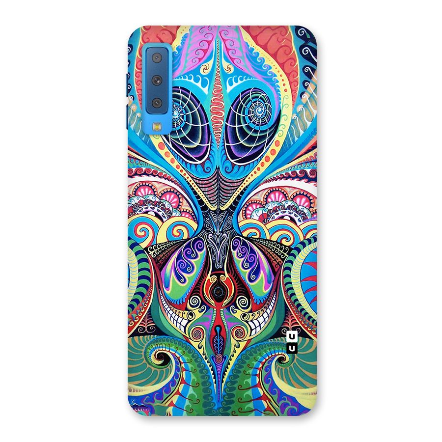Alien Psychedelic Art Back Case for Galaxy A7 (2018)