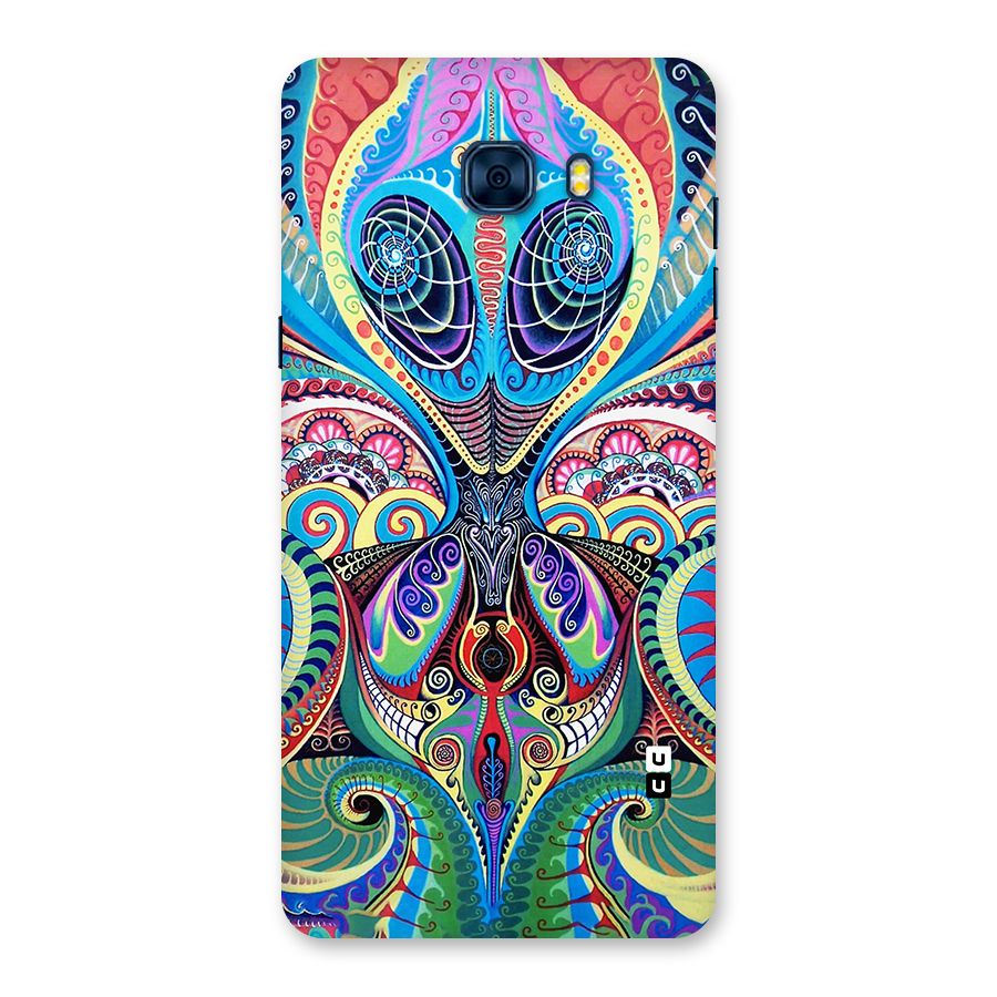 Alien Psychedelic Art Back Case for Galaxy C7 Pro