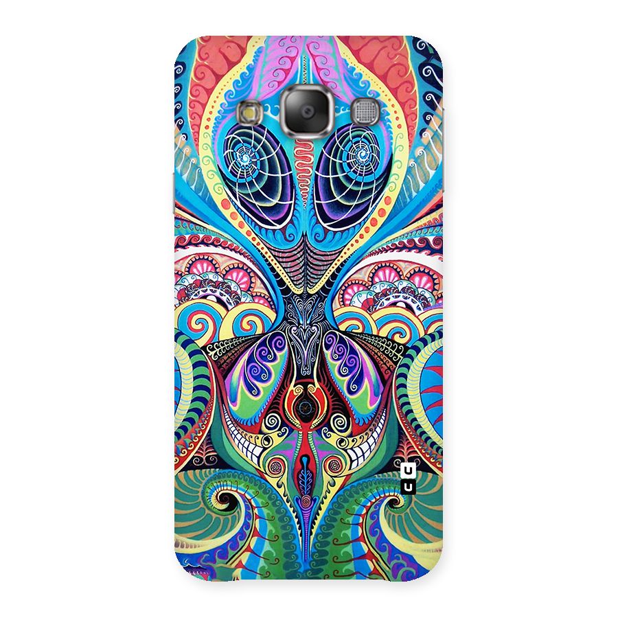 Alien Psychedelic Art Back Case for Galaxy E7