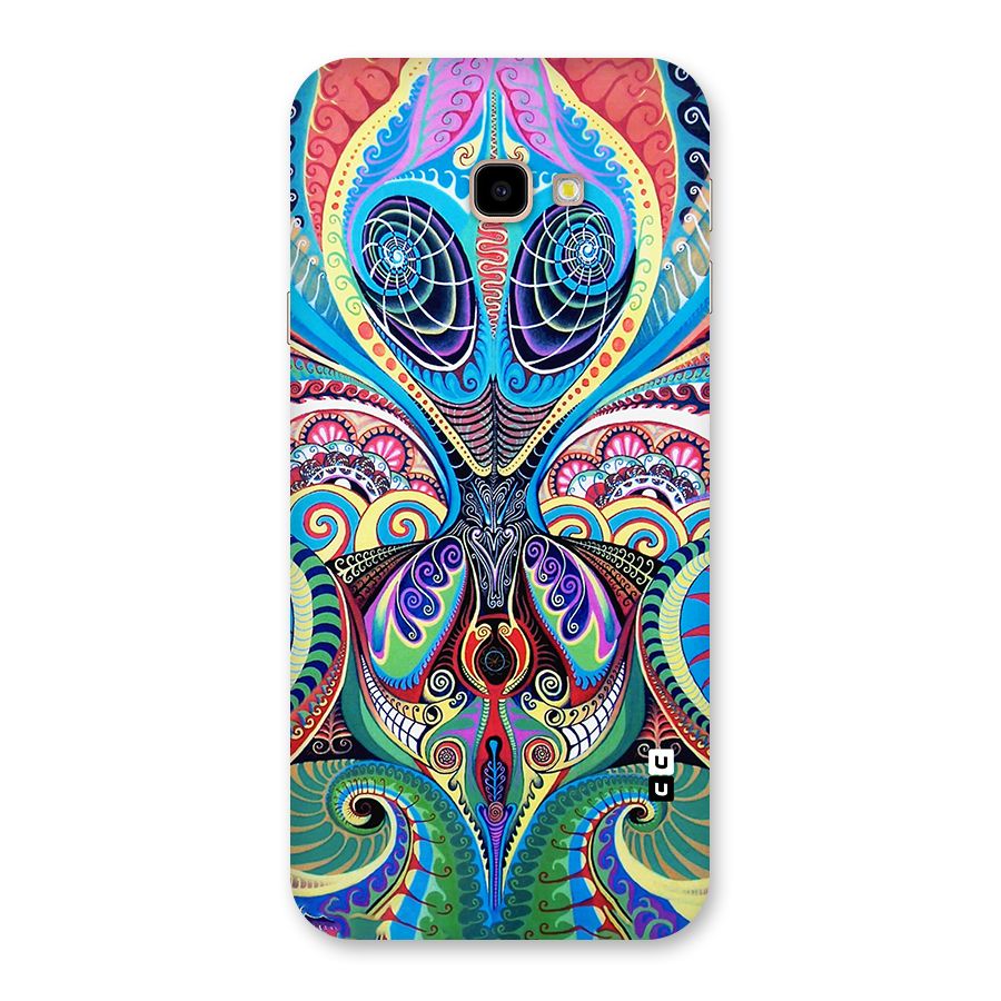 Alien Psychedelic Art Back Case for Galaxy J4 Plus