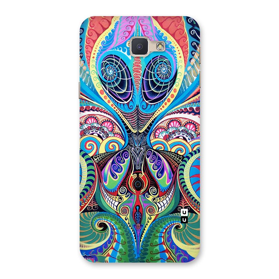 Alien Psychedelic Art Back Case for Galaxy J5 Prime